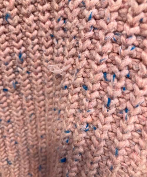 MAISON SPECIAL（メゾンスペシャル）MAISON SPECIAL (メゾンスペシャル) 2way Front Zip Knit Wear ニットジャケット ピンク サイズ:Freeの古着・服飾アイテム