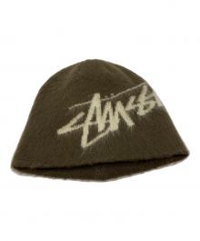 stussy（ステューシー）の古着「BRUSHED OUT STOCK SKULLCAP BEANIE ニット帽」｜ブラウン