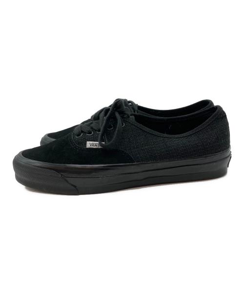 VANS（ヴァンズ）VANS (ヴァンズ) PREMIUM オーセンティック ツイード ローカットスニーカー ブラック サイズ:27cmの古着・服飾アイテム