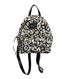 JIMMY CHOO（ジミーチュウ）の古着「CANDICE BACKPACK WXJCGG ミニリュック」｜ホワイト×ブラック