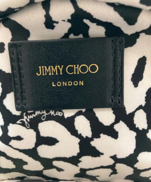 JIMMY CHOO（ジミーチュウ）JIMMY CHOO (ジミーチュウ) CANDICE BACKPACK WXJCGG ミニリュック ホワイト×ブラックの古着・服飾アイテム