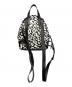 JIMMY CHOO (ジミーチュウ) CANDICE BACKPACK WXJCGG ミニリュック ホワイト×ブラック：17000円