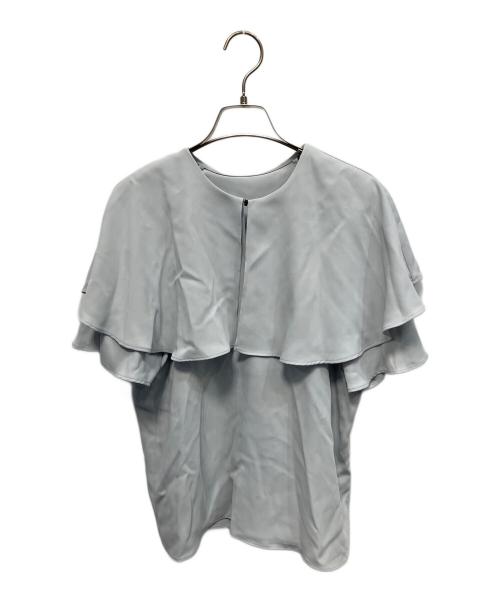 Noble（ノーブル）Noble (ノーブル) 半袖ブラウス ブルー サイズ:Freeの古着・服飾アイテム