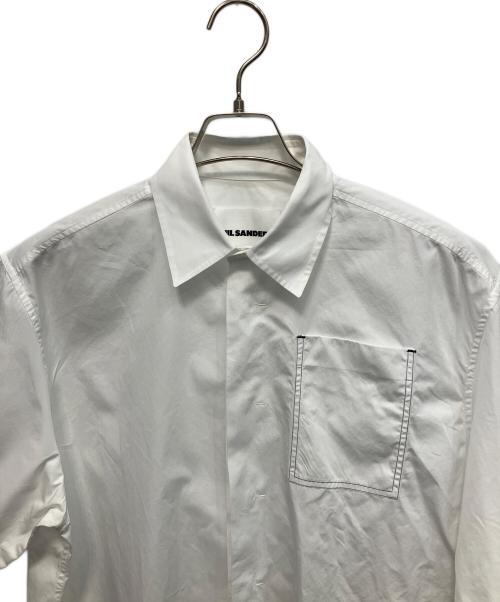 JIL SANDER（ジルサンダー）JIL SANDER (ジルサンダー) 半袖シャツ ホワイト サイズ:39の古着・服飾アイテム