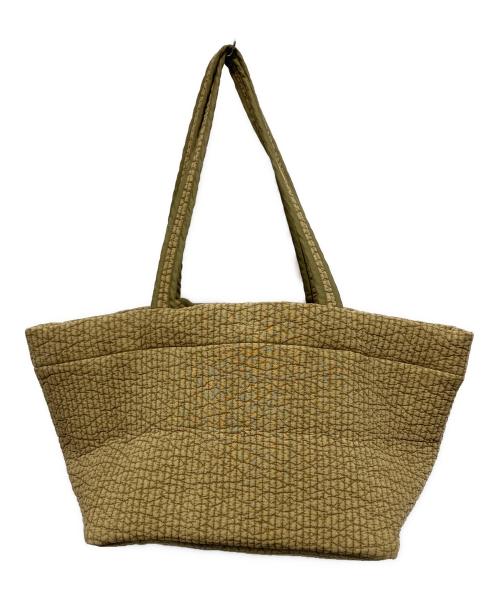 pionunnal（ピオヌンナル）pionunnal (ピオヌンナル) GARDEN トートバッグ ほうじ茶の古着・服飾アイテム