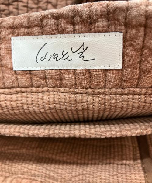 pionunnal（ピオヌンナル）pionunnal (ピオヌンナル) GARDEN トートバッグ チョコレートの古着・服飾アイテム