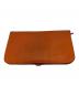 HERMES (エルメス) ドゴンGM D 長財布 オレンジ：15000円