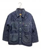 Levi’s REDリーバイスレッド）の古着「REVERSIBLE QUILT CHORE COAT キルティングジャケット」｜ブルー
