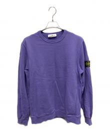 STONE ISLAND（ストーンアイランド）の古着「ワッペンロゴスウェット スウェット」｜バイオレット