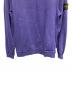 中古・古着 STONE ISLAND (ストーンアイランド) ワッペンロゴスウェット スウェット バイオレット サイズ:M：30000円