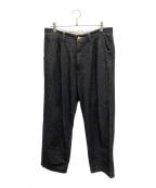 LEVI'Sリーバイス）の古着「PREMIUM BLACK DENIM SLACKS デニムパンツ」｜ブラック