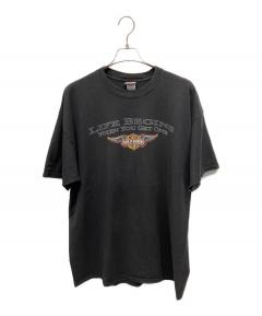 中古・古着通販】Schott (ショット) レザーTシャツ ブラック サイズ:S