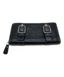 COACH（コーチ）の古着「長財布」｜ブラック