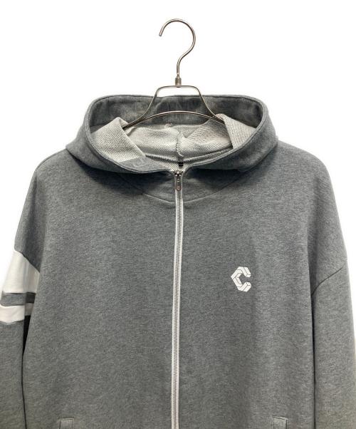 CRONOS（クロノス）CRONOS (クロノス) ジップパーカー グレー サイズ:Lの古着・服飾アイテム