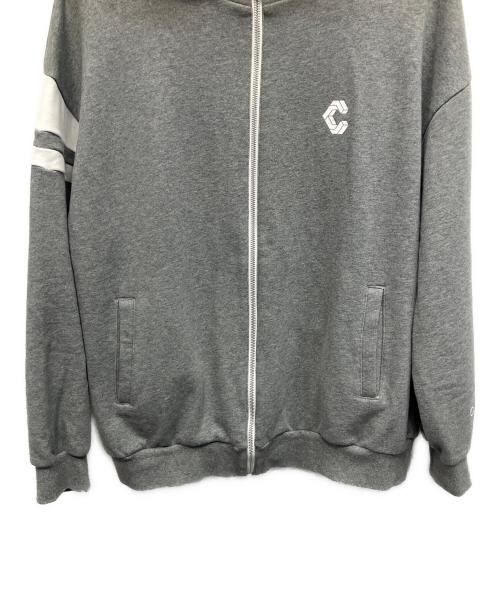CRONOS（クロノス）CRONOS (クロノス) ジップパーカー グレー サイズ:Lの古着・服飾アイテム