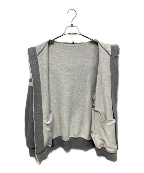 CRONOS（クロノス）CRONOS (クロノス) ジップパーカー グレー サイズ:Lの古着・服飾アイテム