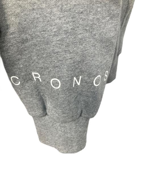 CRONOS（クロノス）CRONOS (クロノス) ジップパーカー グレー サイズ:Lの古着・服飾アイテム
