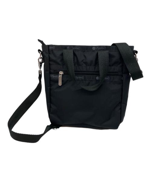 LeSportsac（レスポートサック）LeSportsac (レスポートサック) 2WAYショルダーバッグ ブラックの古着・服飾アイテム