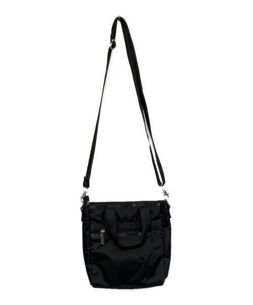 LeSportsac（レスポートサック）LeSportsac (レスポートサック) 2WAYショルダーバッグ ブラックの古着・服飾アイテム