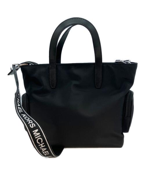 MICHAEL KORS（マイケルコース）MICHAEL KORS (マイケルコース) 2WAYショルダーバッグ ブラックの古着・服飾アイテム