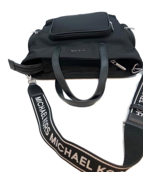MICHAEL KORS（マイケルコース）MICHAEL KORS (マイケルコース) 2WAYショルダーバッグ ブラックの古着・服飾アイテム
