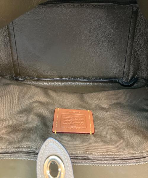 COACH（コーチ）COACH (コーチ) ハドリー ターンロック トート バッグ M2422 トートバッグ ブラウンの古着・服飾アイテム