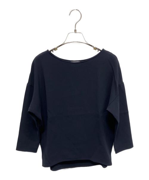 SOEJU（ソージュ）SOEJU (ソージュ) コクーンブラウス8分袖 長袖ブラウス ネイビー サイズ:Sの古着・服飾アイテム