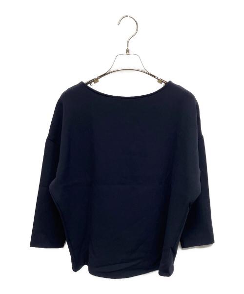 SOEJU（ソージュ）SOEJU (ソージュ) コクーンブラウス8分袖 長袖ブラウス ネイビー サイズ:Sの古着・服飾アイテム