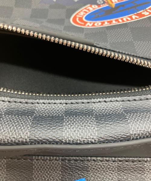 LOUIS VUITTON（ルイ ヴィトン）LOUIS VUITTON (ルイ ヴィトン) ダミエ・グラフィット ジョッシュ TJ4117 リュック ブラックの古着・服飾アイテム