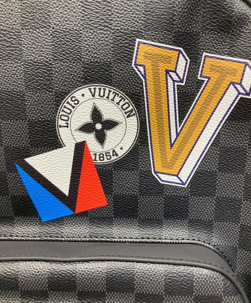 LOUIS VUITTON（ルイ ヴィトン）LOUIS VUITTON (ルイ ヴィトン) ダミエ・グラフィット ジョッシュ TJ4117 リュック ブラックの古着・服飾アイテム