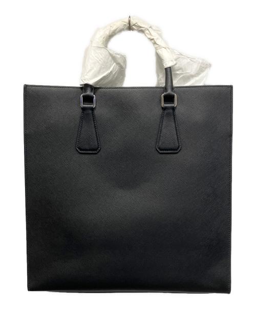 PRADA（プラダ）PRADA (プラダ) サフィアーノトラベル 58 トートバッグ ブラックの古着・服飾アイテム
