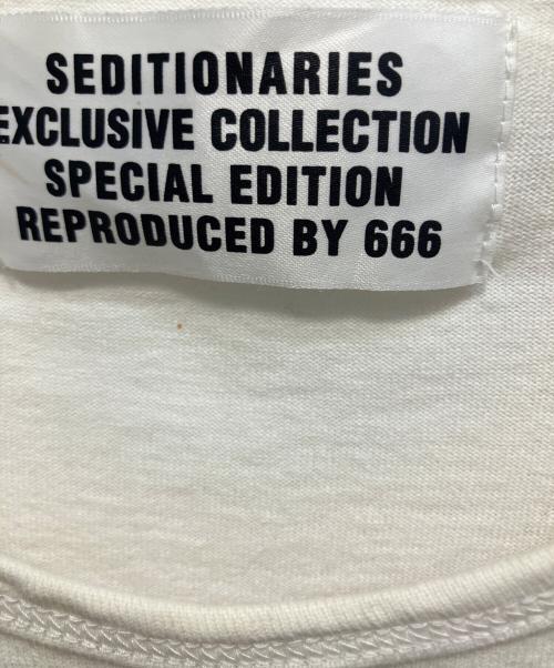 SEDITIONARIES by 666（セディショナリーズ）SEDITIONARIES by 666 (セディショナリーズ) 半袖カットソー ホワイト サイズ:不明の古着・服飾アイテム