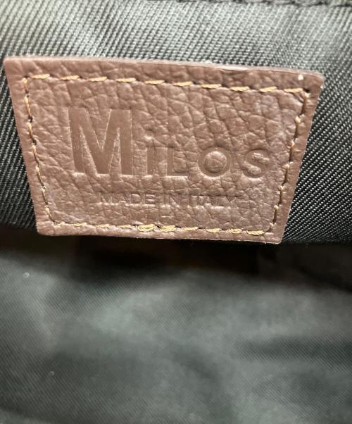 Milos（ミロス）Milos (ミロス) ワンショルダーバッグ ブラウンの古着・服飾アイテム
