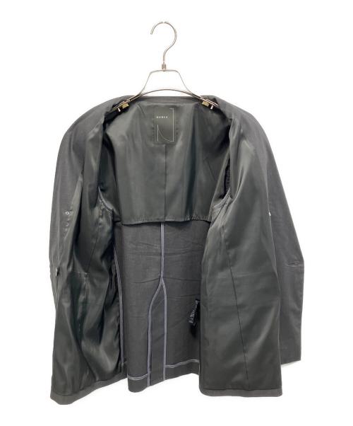 Noble（ノーブル）Noble (ノーブル) 麻混テーラードジャケット グレー サイズ:40の古着・服飾アイテム