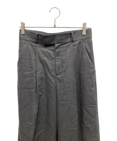 Noble（ノーブル）Noble (ノーブル) エステルツイルストレッチスラックスパンツ グレー サイズ:40の古着・服飾アイテム