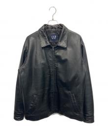 OLD GAP（オールドギャップ）の古着「レザージャケット」｜ブラック