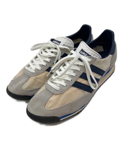 adidas（アディダス）adidas (アディダス) SL72 スニーカー ベージュ×ネイビー サイズ:26cmの古着・服飾アイテム