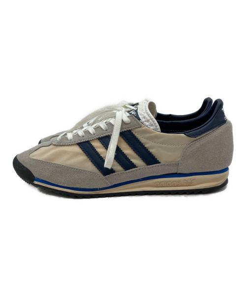 adidas（アディダス）adidas (アディダス) SL72 スニーカー ベージュ×ネイビー サイズ:26cmの古着・服飾アイテム