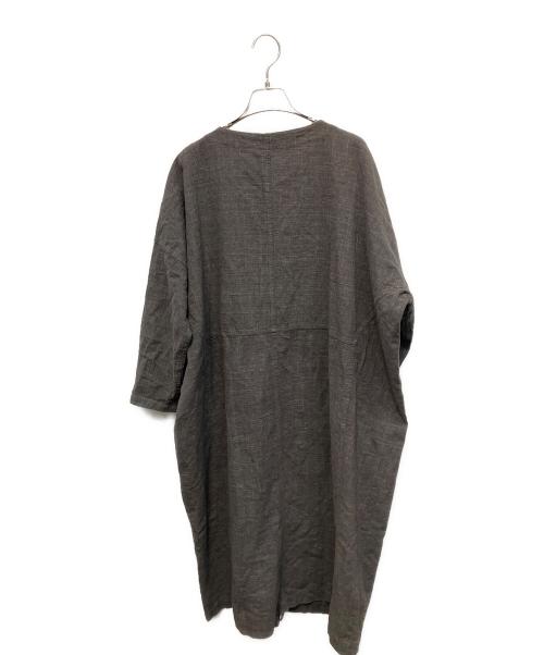 plantation（プランテーション）plantation (プランテーション) シャツワンピース ブラック サイズ:Mの古着・服飾アイテム