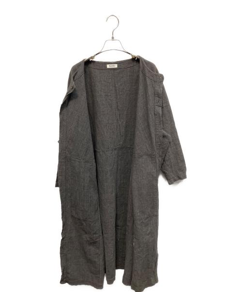 plantation（プランテーション）plantation (プランテーション) シャツワンピース ブラック サイズ:Mの古着・服飾アイテム