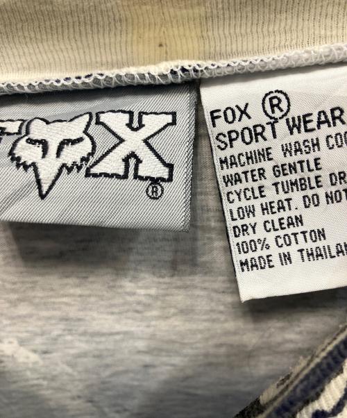 FOX RACING（フォックスレーシング）FOX RACING (フォックスレーシング) 90s ロングスリーブカットソー ネイビー サイズ:XLの古着・服飾アイテム