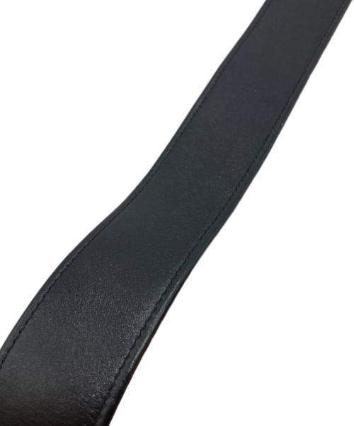 GUCCI（グッチ）GUCCI (グッチ) レザーベルト ブラックの古着・服飾アイテム