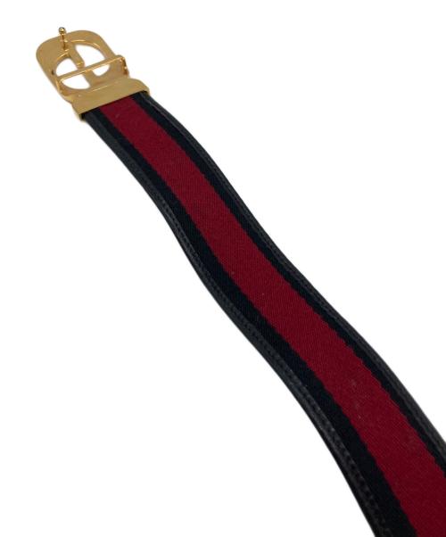 GUCCI（グッチ）GUCCI (グッチ) レザーベルト ブラックの古着・服飾アイテム