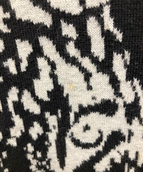 SUPREME（シュプリーム）SUPREME (シュプリーム) Big Cats Jacquard L/S 厚手ニット ブラック サイズ:Mの古着・服飾アイテム