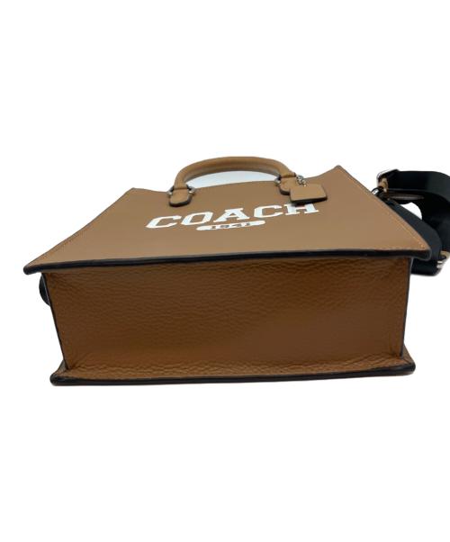 COACH（コーチ）COACH (コーチ) ディラン トート・ヴァーシティ トートバッグ ブラウンの古着・服飾アイテム
