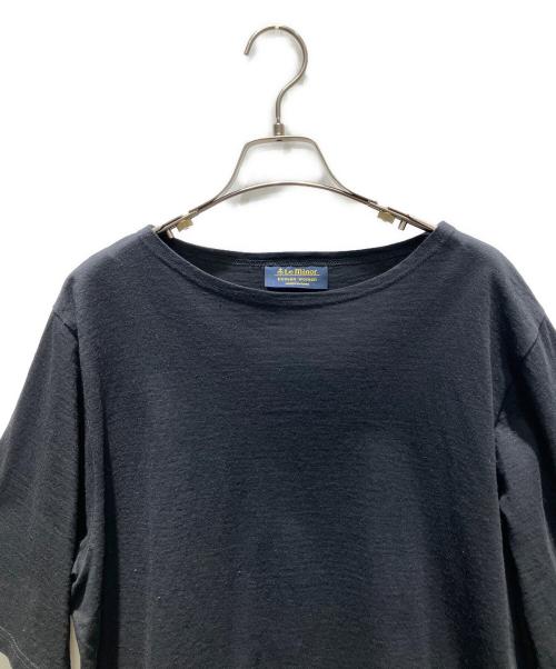 Le minor（ルミノア）Le minor (ルミノア) HUMAN WOMAN (ヒューマンウーマン) 半袖カットソー ネイビー サイズ:Mの古着・服飾アイテム