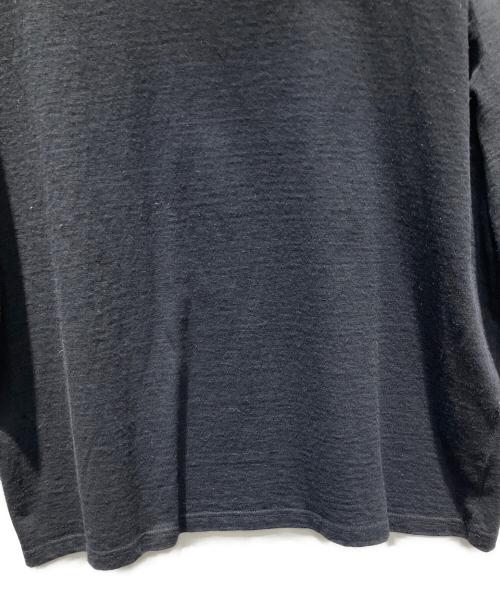 Le minor（ルミノア）Le minor (ルミノア) HUMAN WOMAN (ヒューマンウーマン) 半袖カットソー ネイビー サイズ:Mの古着・服飾アイテム