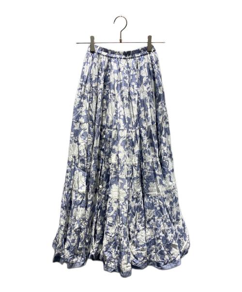 MARIHA（マリハ）MARIHA (マリハ) 草原の虹のスカート ネイビー×グレー サイズ:36の古着・服飾アイテム