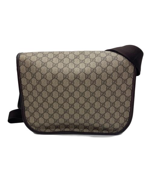 GUCCI（グッチ）GUCCI (グッチ) GGスプリーム 520981 ショルダーバッグ ベージュの古着・服飾アイテム