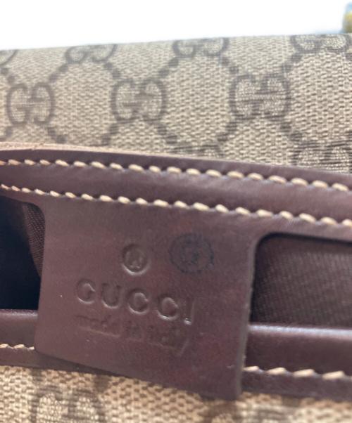 GUCCI（グッチ）GUCCI (グッチ) GGスプリーム 520981 ショルダーバッグ ベージュの古着・服飾アイテム